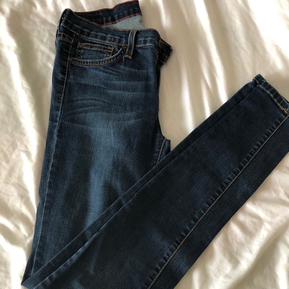 Angry Rabbit skinny dark wash jeans